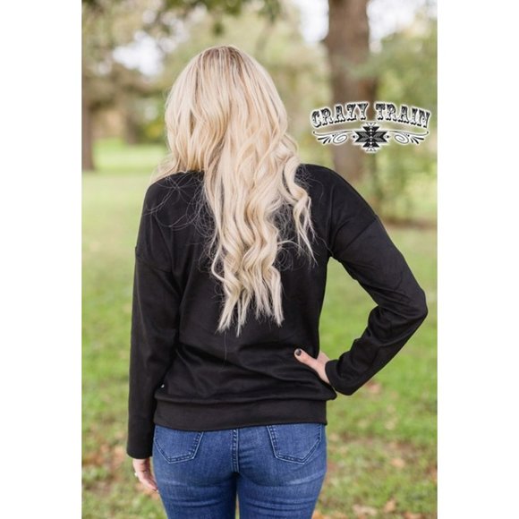 NWT Crazy Train Movin' On Up Pullover Size XL - Picture 2 of 7